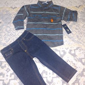 Two piece U S. Polo toddler boy
